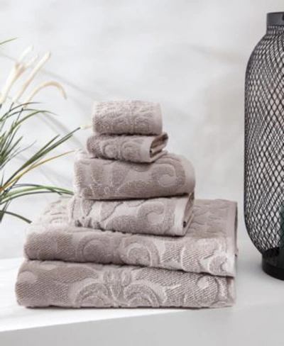 Ozan Premium Home Patchouli Towel Collection Bedding In Grey