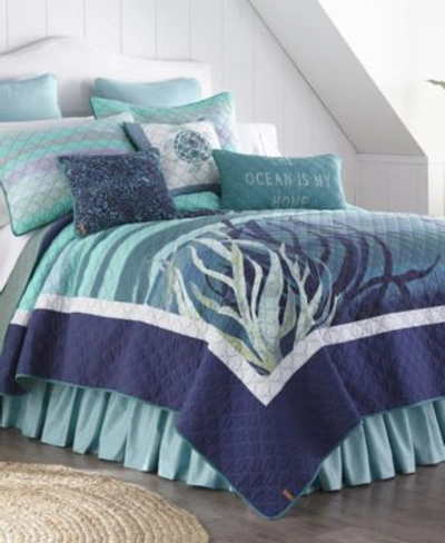 American Heritage Textiles Summer Surf Cotton Quilt Collection In Multi