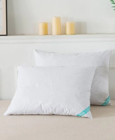 Waverly Feather Pillow 2 Piece Set Collection In White