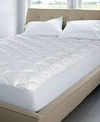 Blue Ridge Cotton Damask Dot Dual Action Mattress Pad Collection In White