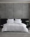 VERA WANG SOLID TEXTURED PLEATS DUVET COVER SET COLLECTION