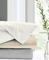 Color Sense 800 Thread Count Wrinkle Resistant Sateen Solid Sheet Set Collection Bedding In White