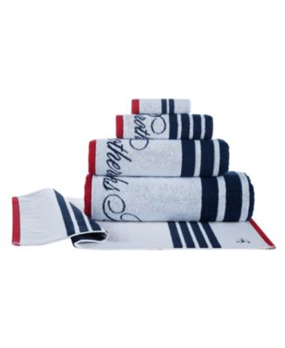 Brooks Brothers Nautical Blanket Stripe Collection Bedding In White