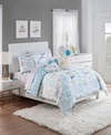 KEECO WAVERLY SPREE LIGHTS OUT REVERSIBLE COMFORTER SET 2 PIECE