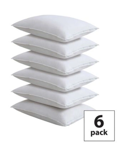 Fresh Ideas 6 Pack 100 Cotton Pillow Protectors In White