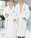 LINUM HOME PERSONALIZED TURKISH COTTON WAFFLE TERRY BATH ROBE COLLECTION