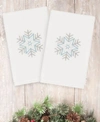 LINUM HOME CHRISTMAS CRYSTAL 100 TURKISH COTTON HAND TOWEL COLLECTION