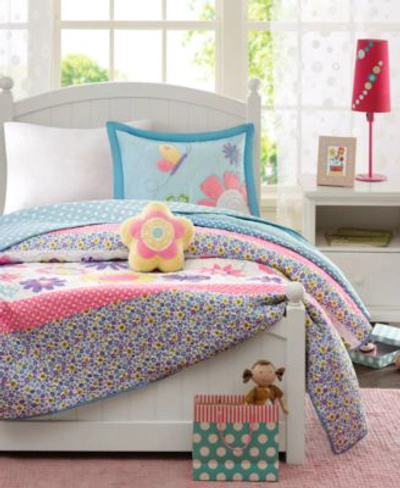 Mi Zone Kids Crazy Daisy 4 Pc. Coverlet Sets Bedding In Multi