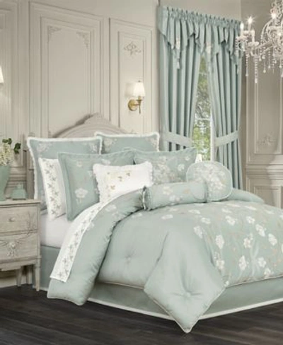 Royal Court Spring Garden Comforter Set Collection Bedding In Spa