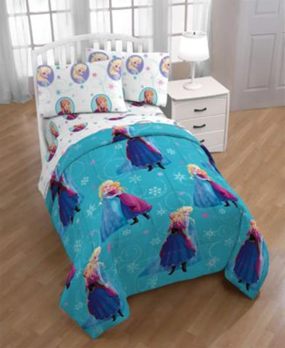 Disney Frozen Swirl Comforter Sets Bedding In Blue