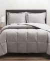ALLIED HOME 300 THREAD COUNT 100 COTTON TWILL WHITE DOWN COMFORTERS