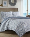 Tommy Bahama Home Tommy Bahama Cape Verde Smoke Quilt Collection Bedding In Smoke