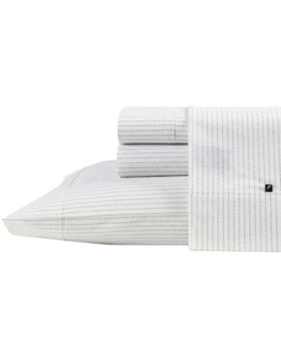 Nautica Buoy Line Cotton Percale Sheet Set Bedding In Open Mediu