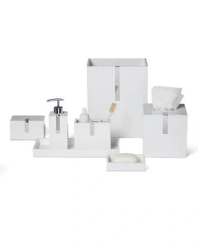 Roselli Trading Company Houston Street Collection Bath Accesories Set Bedding In White