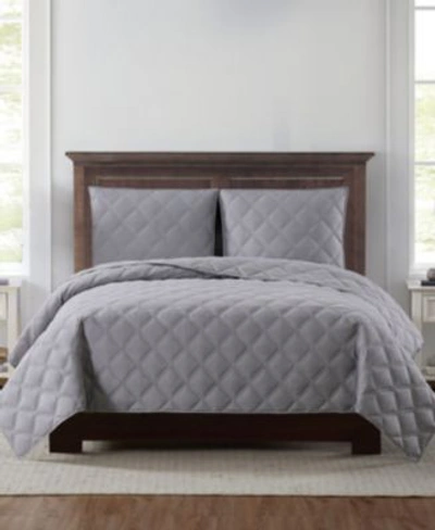 Truly Soft 3d Puff Quilt Sets In Light Blue