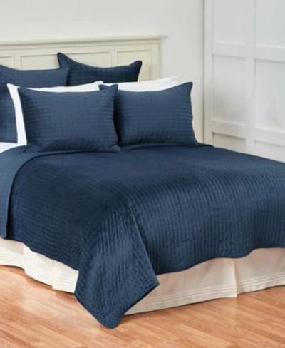 C & F Enterprises Inc C F Home Lapis Quilt Set Collection In Royal Blue