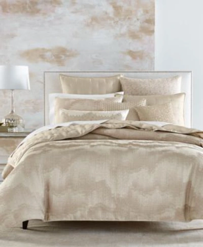 Hotel Collection Highlands Duvet Cover Created For Macys Bedding In Taupe