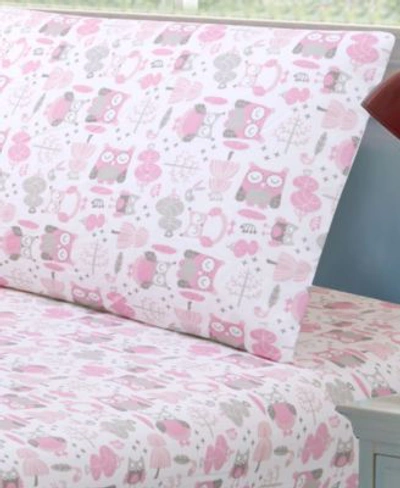 Levtex Home Daniella Owl Sheet Set Bedding In Pink