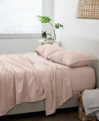 Ienjoy Home Home Premium Ultra Soft Flannel Bed Sheet Sets Collection Bedding In Blush