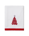 Avanti Sparkle Hand Towel Bedding In White