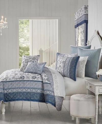 Royal Court Chelsea Quilt Set Collection Bedding In Blue