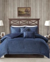 Woolrich Perry 5 Pc. Denim Comforter Sets In Blue