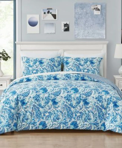 Poppy & Fritz Poppy Fritz Brooke Comforter Sham Set Collection Bedding In Open Blue