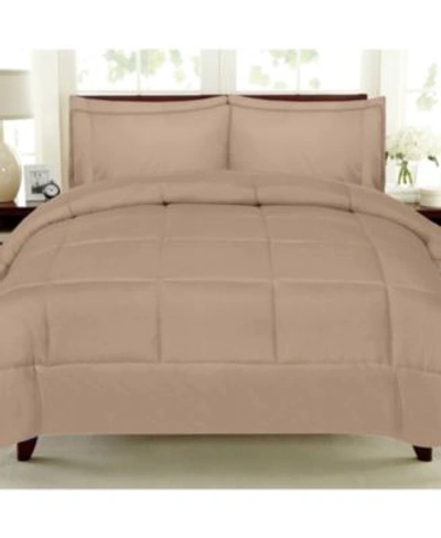Sweet Home Collection Down Alternative 7 Pc. Comforter Sets Bedding In Gray