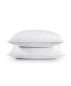 UNIKOME QUILTED GOOSE FEATHER BED PILLOWS 2 PIECE