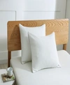 ST. JAMES HOME COOLING KNIT BED PILLOW WITH NANO FEATHER FILL REMOVABLE COVER COLLECTION