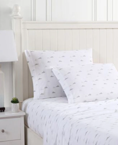 Poppy & Fritz Cloud Cotton Percale Sheet Sets Bedding In White