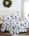 Southshore Fine Linens Winter Wonderland Oversized Reversible 3 Piece Quilt Set, Twin/twin Xl In Multi