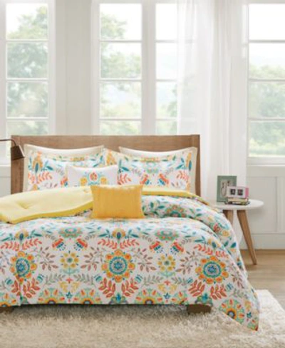 Intelligent Design Nina Floral Coverlet Sets Bedding In Multi