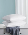 Unikome 2 Pack White Goose Feather Down Bed Pillows In White