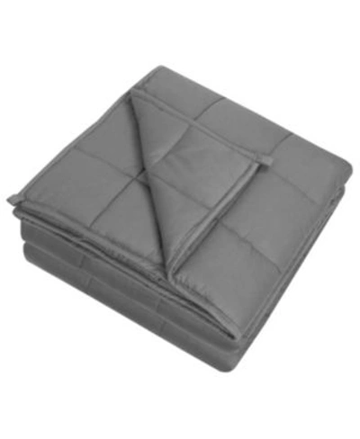 Sweet Home Collection Weighted Blankets Bedding In Light Gray