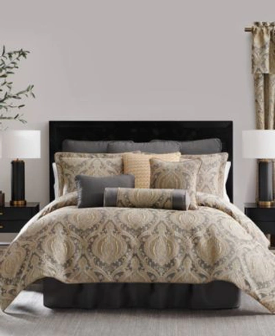 Rose Tree Norwich Comforter Set Collection Bedding In Pewter