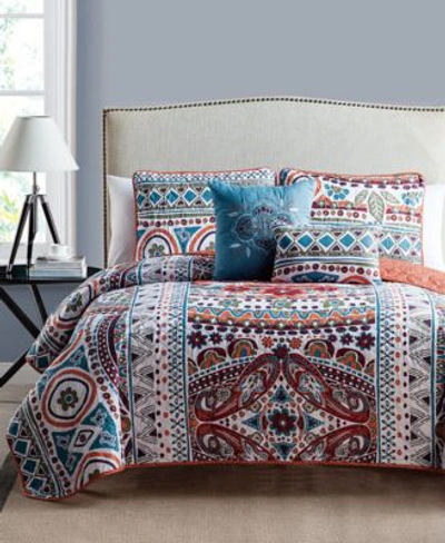 Vcny Home Natasha Reversible Quilt Set Collection In Multi