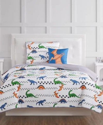 My World Dino Tracks Quilt Set Collection Bedding In Multi
