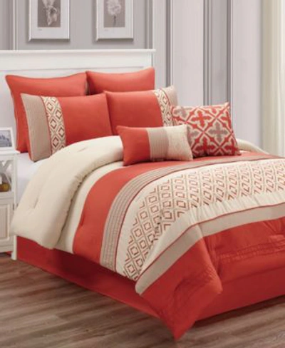 Riverbrook Home Janna 8 Pc. Comforter Sets Bedding In Orange