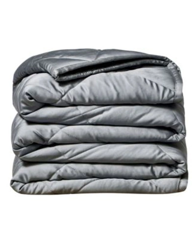 Rejuve Rayon From Bamboo Weighted Throw Blankets Bedding In Grey