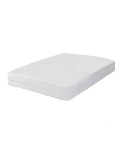 Fresh Ideas All In One Zippered Box Spring Encasement Covers In White