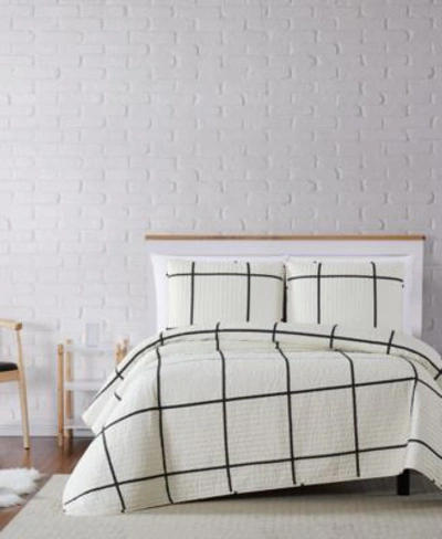Truly Soft Kurt Windowpane Quilt Set Collection In Multi