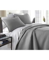 SOUTHSHORE FINE LINENS OVERSIZED SOLID 3 PIECE QUILT SHAM SET