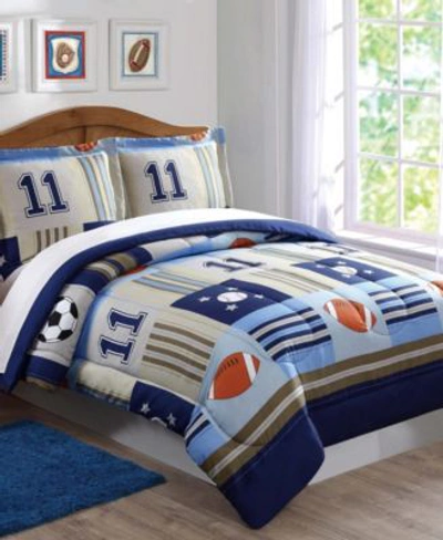 My World Denim Khaki Sports Comforter Sets Bedding In Multiple