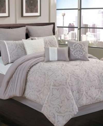 Riverbrook Home Winthrop 9 Pc. Comforter Sets Bedding In Grey