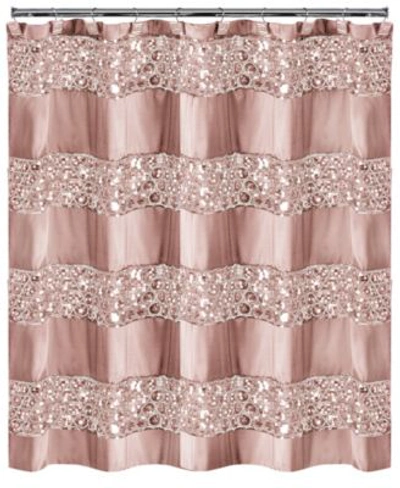 Popular Bath Sinatra Shower Curtain Collection Bedding In Blush