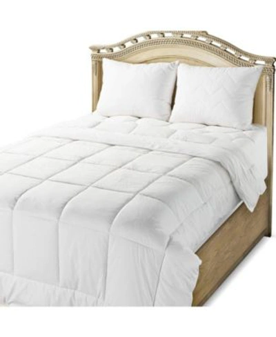 Mastertex Circles Home Comforters Cotton Top In White