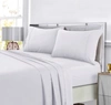 Tribeca Living Super Soft Solid Dp Easy Care Extra Deep Pocket Sheet Set Bedding In Dark Blue