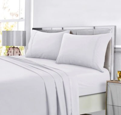 Tribeca Living Super Soft Solid Dp Easy Care Extra Deep Pocket Sheet Set Bedding In Deep Red
