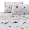 TRIBECA LIVING FLANNEL FLORAL GARDEN 170 GSM COTTON EXTRA DEEP POCKET PRINTED SHEET SET